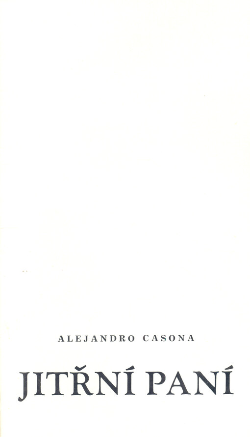 Alejandro Casona, Jitřní paní : [hra o dvou dílech