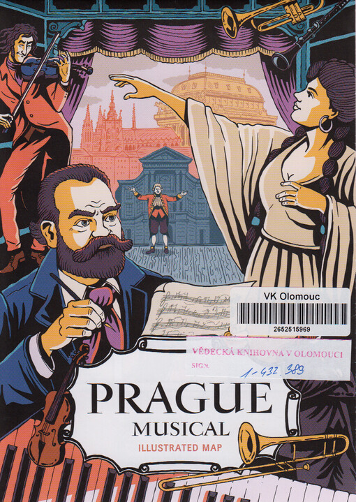 Prague musical : illustrated map