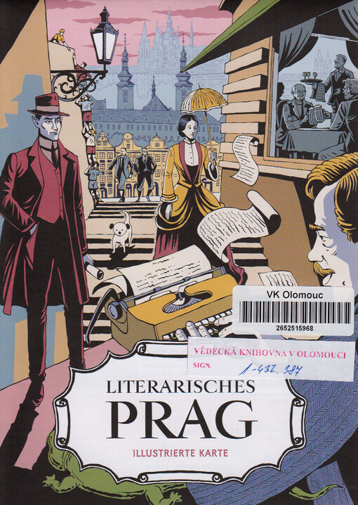 Literarisches Prag : illustrierte Karte