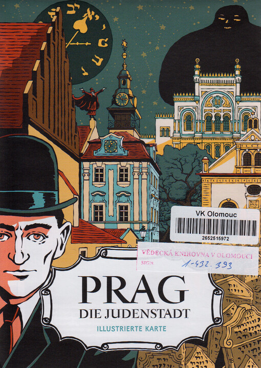 Prag : die Judenstadt : illustrierte Karte
