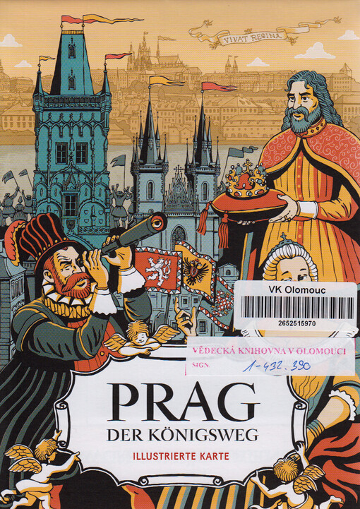 Prag : der Königsweg : illustrierte Karte