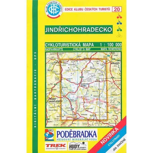 Jindřichohradeckocykloturistická mapa 1:100^000
