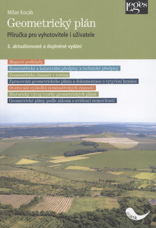 Geometrický plán : příručka pro vyhotovitele i uživatele