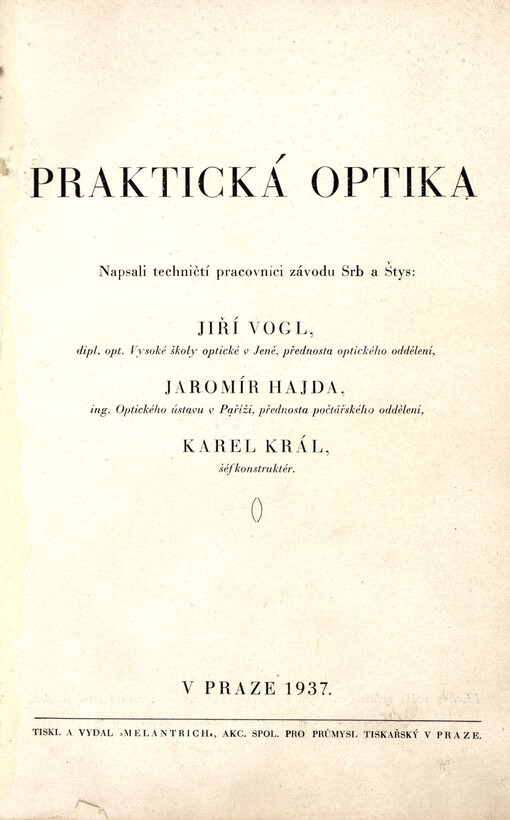 Praktická optika