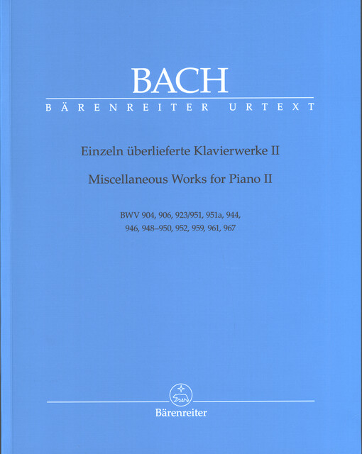 Einzeln überlieferte Klavierwerke. II