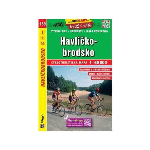 Havlíčkobrodskovelká cykloturistická mapa : cyklotrasy, turistické značení