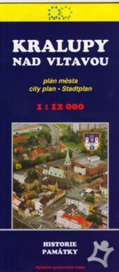 Kralupy nad Vltavouplán města 1:12 000
