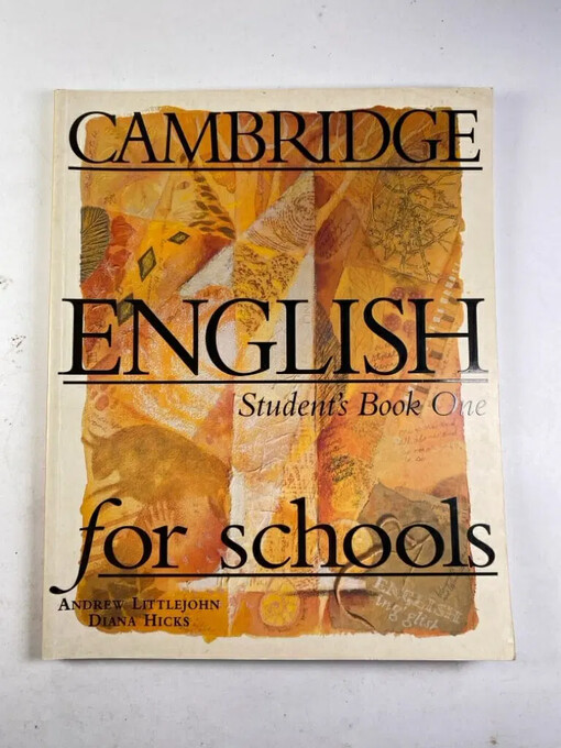 Cambridge English for schools :teacher's book one