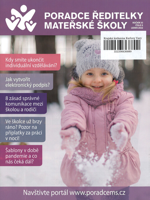 Poradce ředitelky mateřské školy : aktuální informace a praktické rady pro řízení mateřské školy