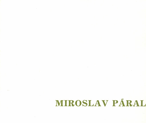 Miroslav Páral : [keramika