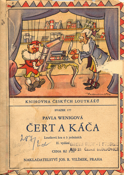 Čert a Káča : loutková hra o třech jednáních