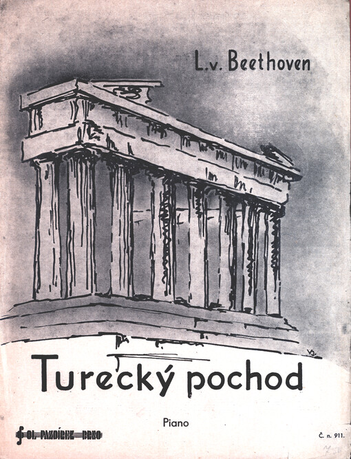 Turecký pochod : klavír