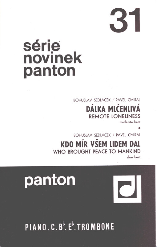 Dálka mlčenlivá : moderato beat