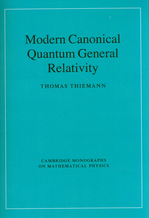 Modern canonical quantum general relativity