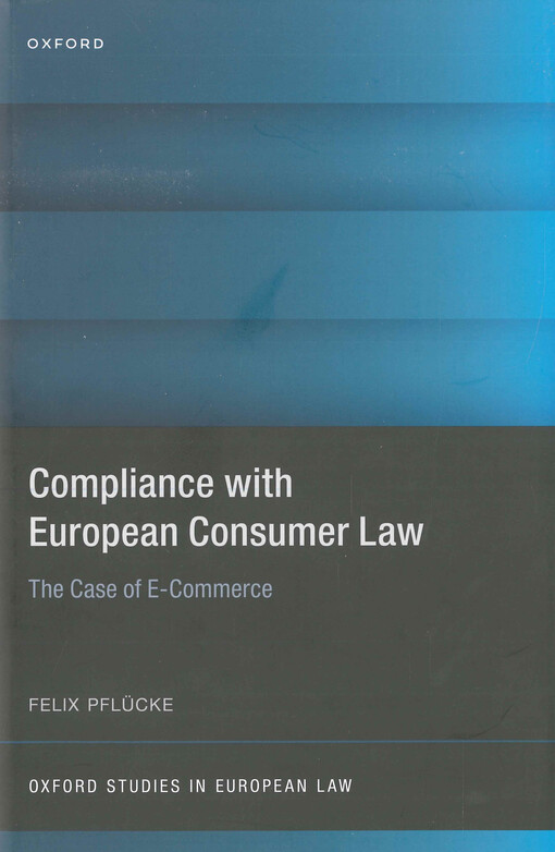 Compliance with European consumer law : the case of e-commerce