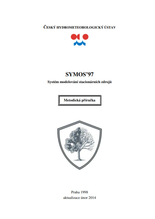 Symos '97 :systém modelování stacionárních zdrojů : metodická příručka pro výpočet znečištění ovzduší z bodových, plošných a liniových zdrojů