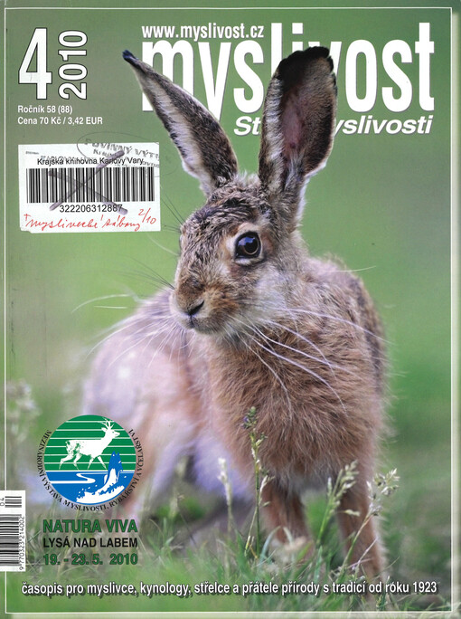 Myslivost : odborný časopis pro lidovou myslivost