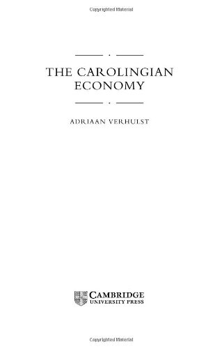 The Carolingian Economy (Cambridge Medieval Textbooks)