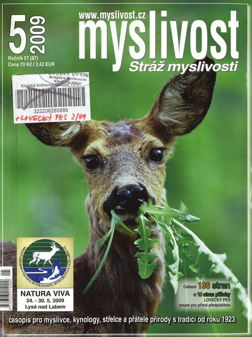 Myslivost : odborný časopis pro lidovou myslivost