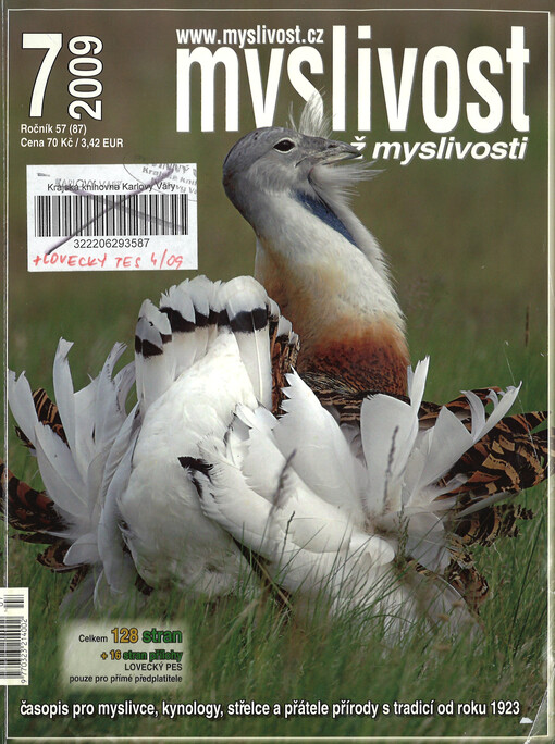 Myslivost : odborný časopis pro lidovou myslivost
