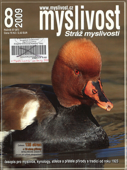 Myslivost : odborný časopis pro lidovou myslivost