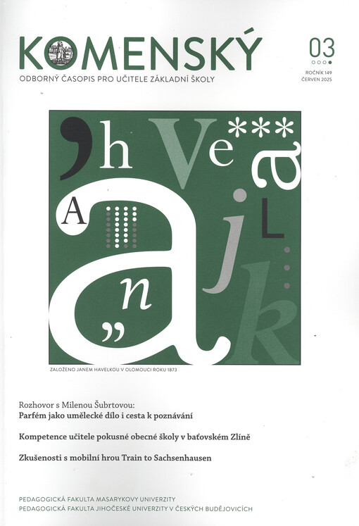 Komenský : týdeník vychovatelský věnovaný učitelstvu našemu jakož i přátelům školstva a milé mládeže naší