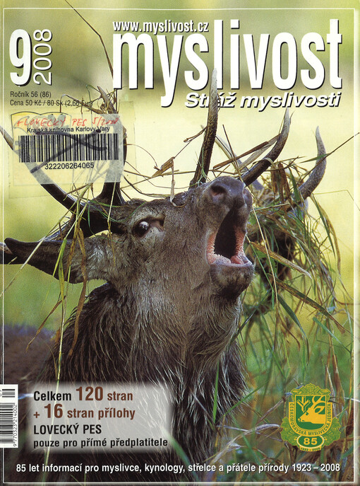 Myslivost : odborný časopis pro lidovou myslivost