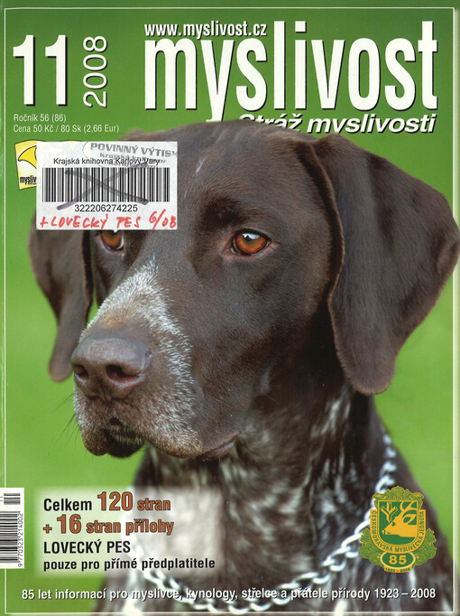 Myslivost : odborný časopis pro lidovou myslivost