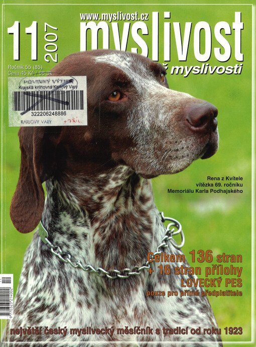 Myslivost : odborný časopis pro lidovou myslivost