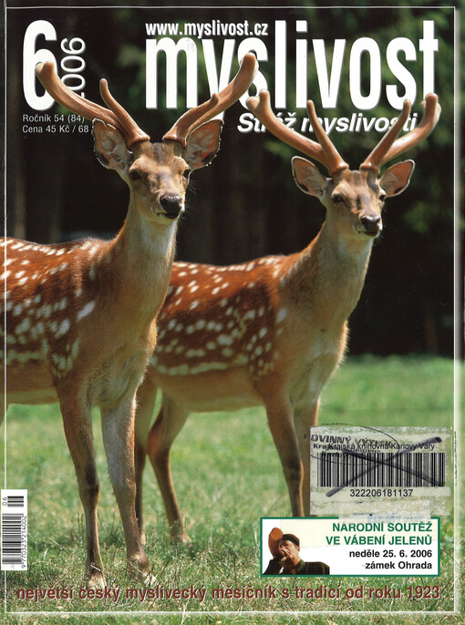 Myslivost : odborný časopis pro lidovou myslivost