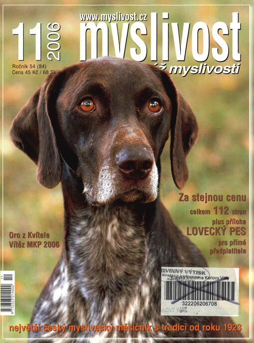 Myslivost : odborný časopis pro lidovou myslivost