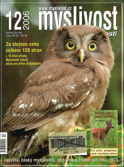 Myslivost : odborný časopis pro lidovou myslivost
