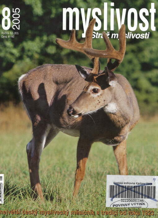 Myslivost : odborný časopis pro lidovou myslivost