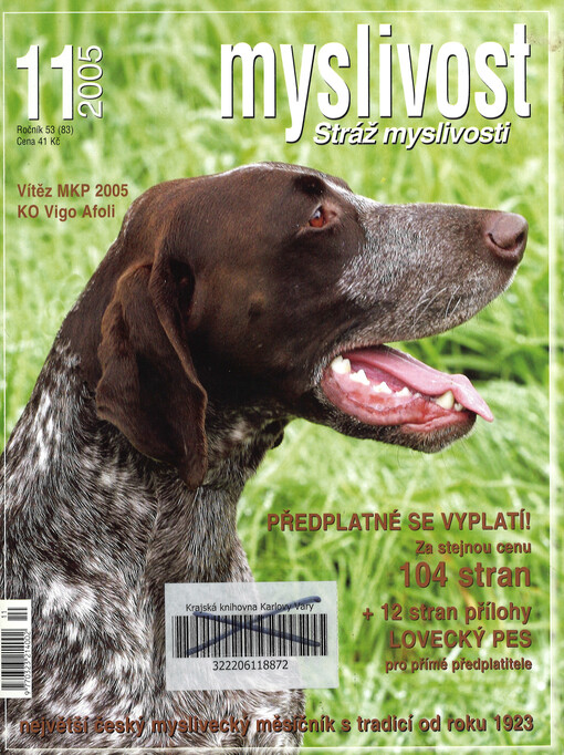 Myslivost : odborný časopis pro lidovou myslivost