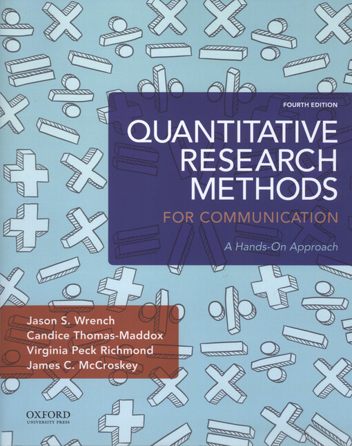 Quantitative research methods for communication : a hands-on approach