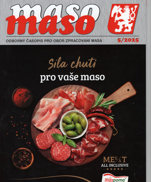 Maso : odborný časopis pro výrobce, zpracovatele a prodejce masa a masných výrobků