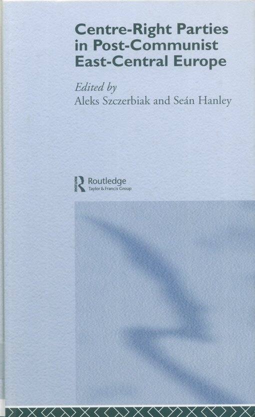 Centre-right parties in post-communist East-Central Europe