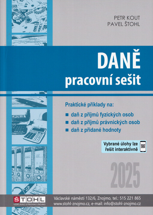 Daně : pracovní sešit : dle právního stavu k 1.1.2025