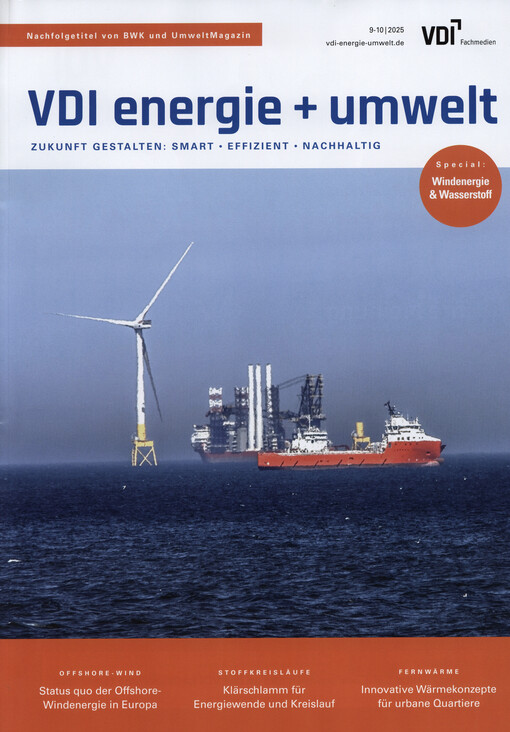 VDI Energie + Umwelt : Zukunft gestalten: smart, effizient, nachhaltig