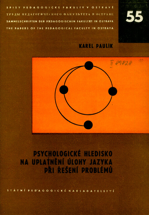 Psychologické hledisko na uplatnění úlohy jazyka při řešení problémů