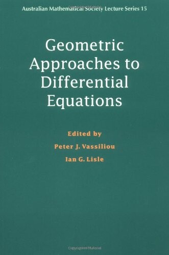 Geometric approaches to differential equations