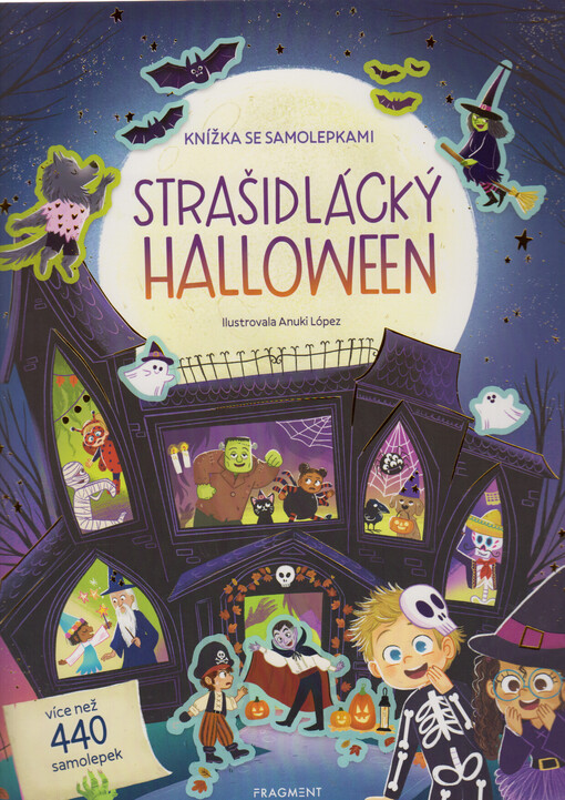 Strašidlácký halloween : knížka se samolepkami