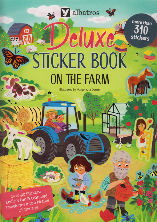 On the farm : deluxe sticker book