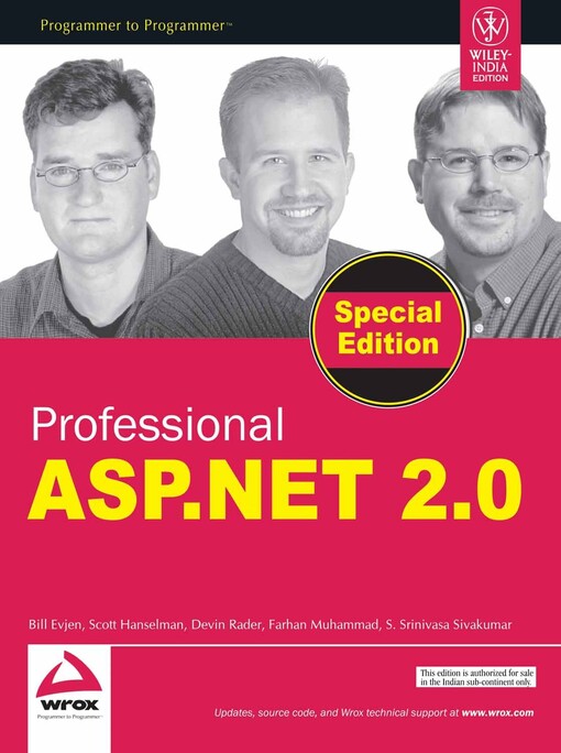 Professional ASP.NET 2.0 / Bill Evjen ... [et al.].