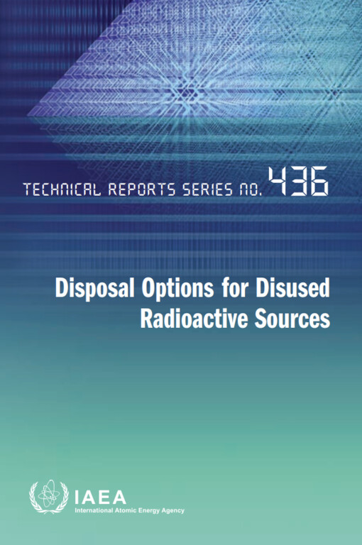 Disposal options for disused radioactive sources.