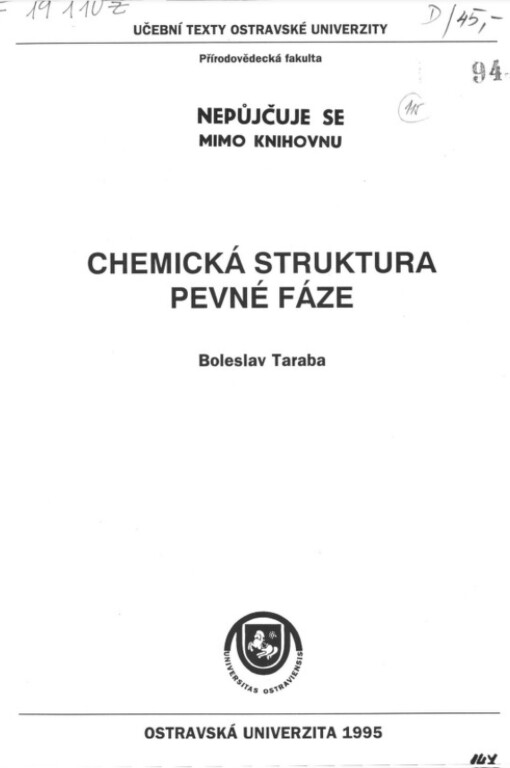 Chemická struktura pevné fáze
