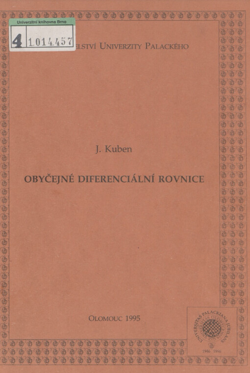 Obyčejné diferenciální rovnice