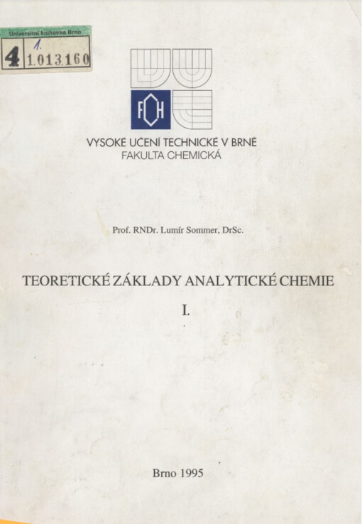 Teoretické základy analytické chemie