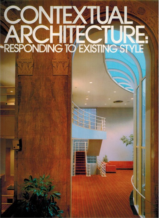 Contextual architecture :Responding to existing style