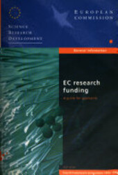 European Commission research funding : Fourth framework programme 1994-1998. A guide for participants